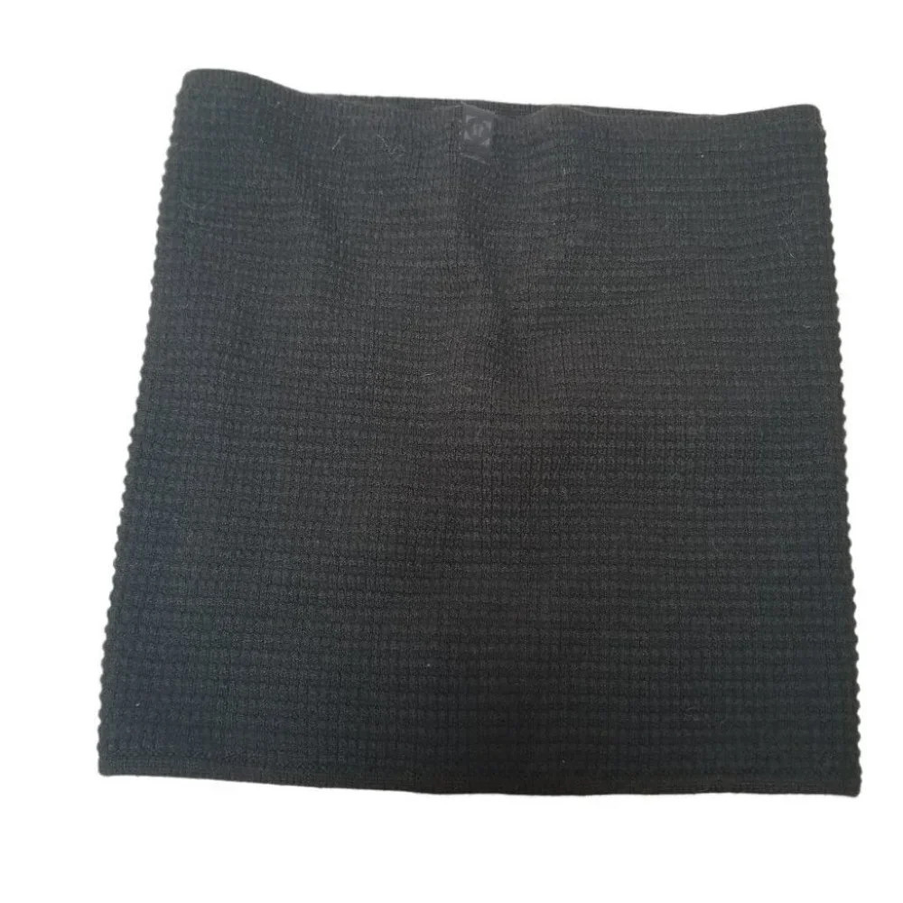 Lululemon Black Ribbed Neck Warmer  Scarf